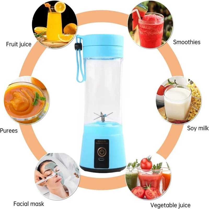 USB Rechargeable Picnic & Household Mini Electric Juicer / Blender
